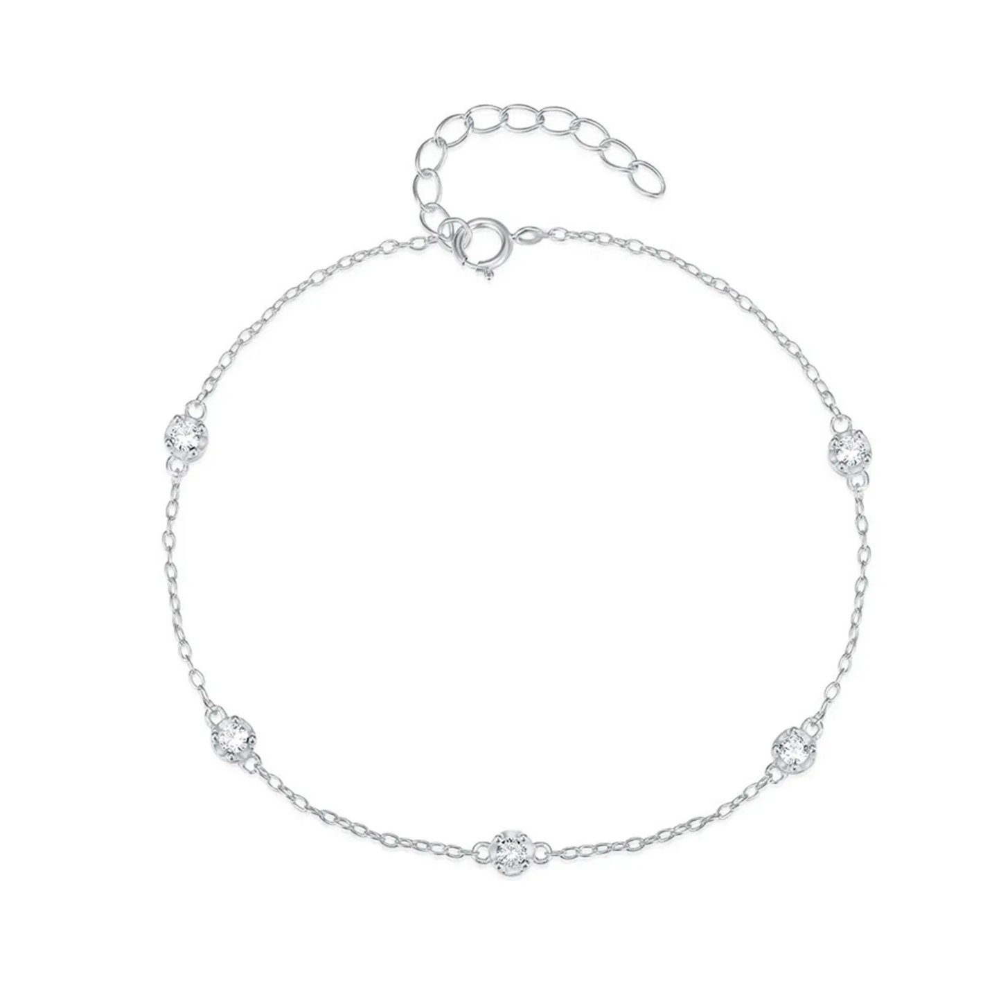 SS Pulsera Zircon Grande