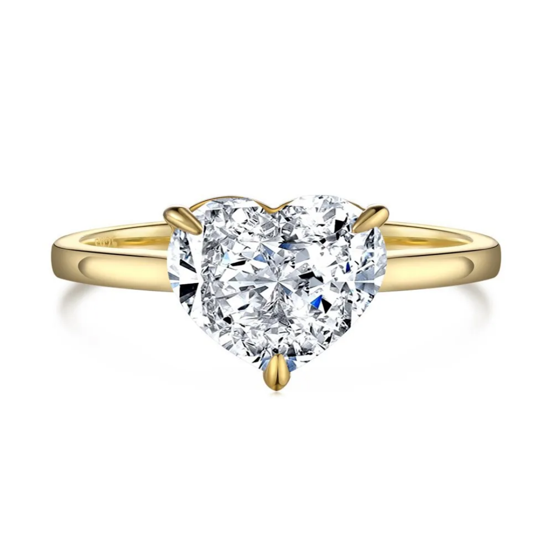 SS Anillo Compromiso Corazon