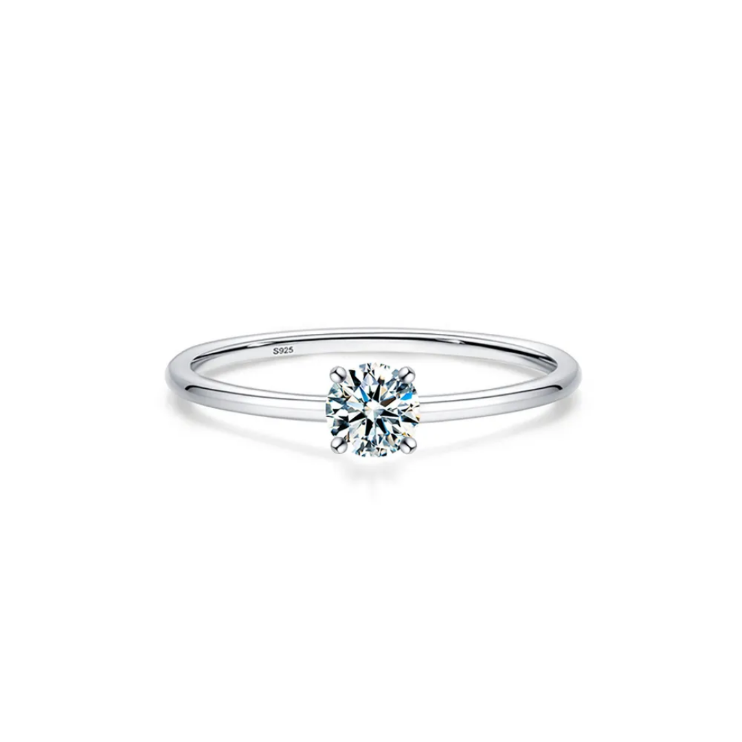 SS Anillo Compromiso Circular
