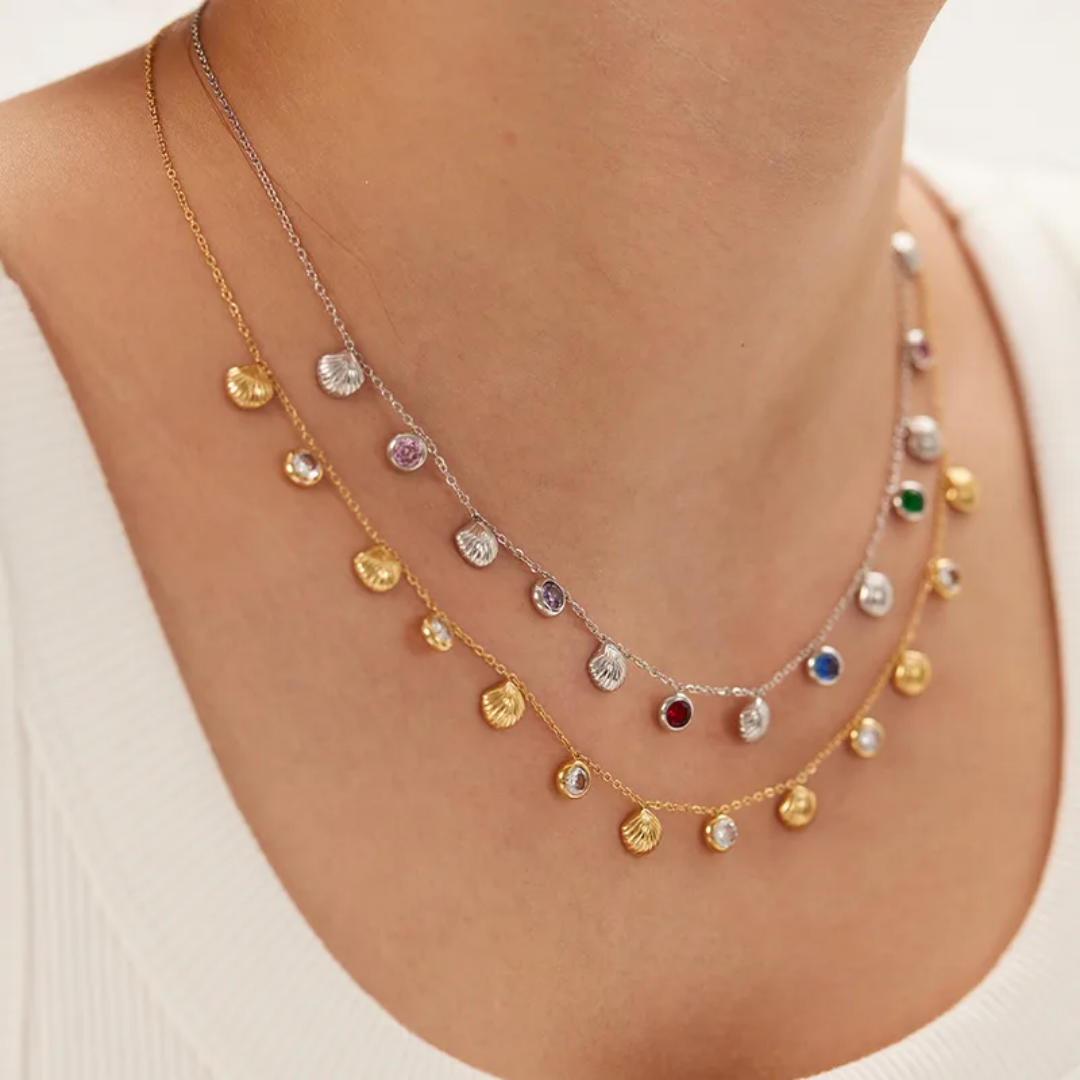 Collar Cristal Concha