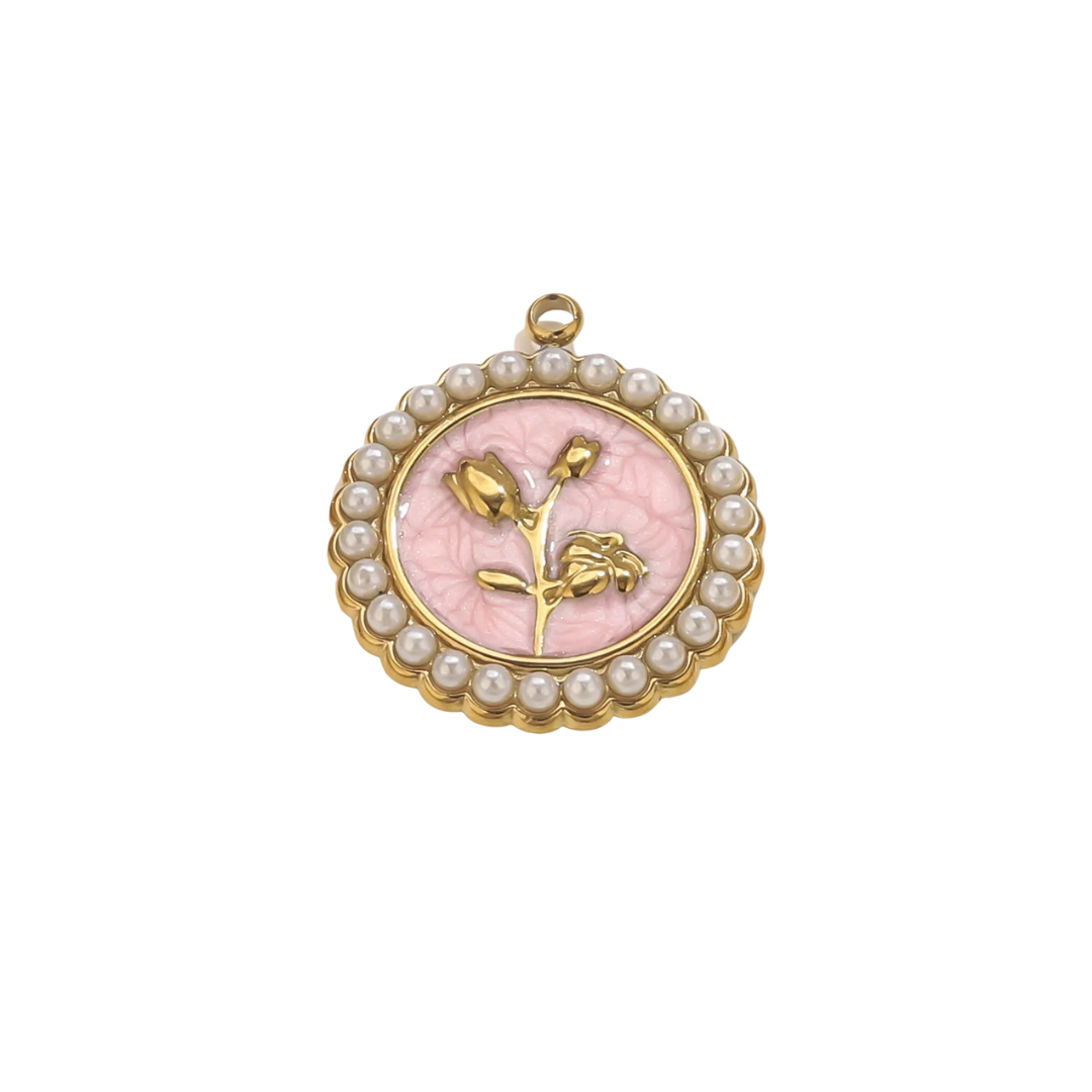 CC Medalla Flor Perla
