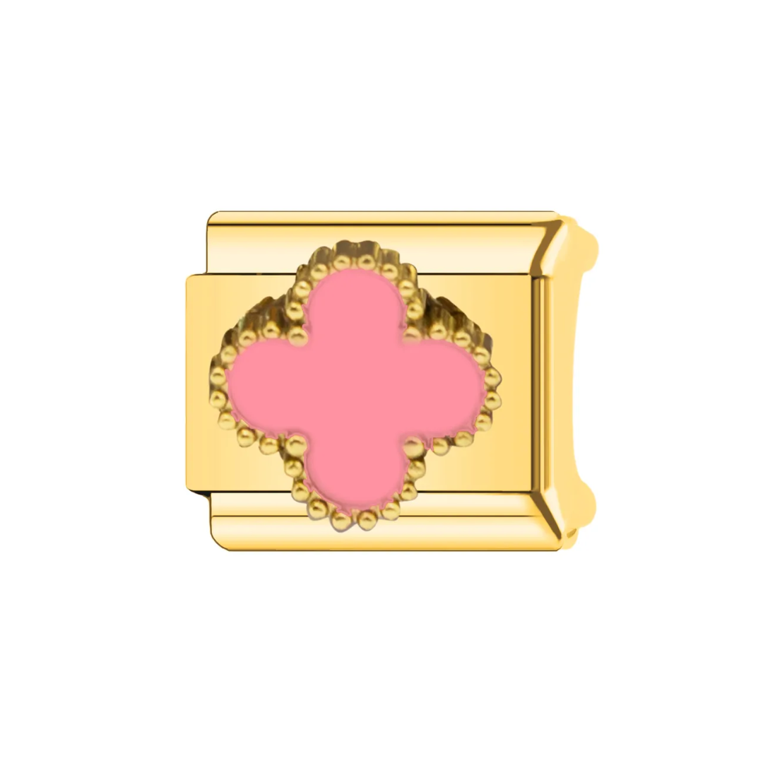 IB Charm Trebol Oro