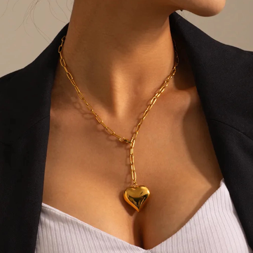 Collar Golden Heart