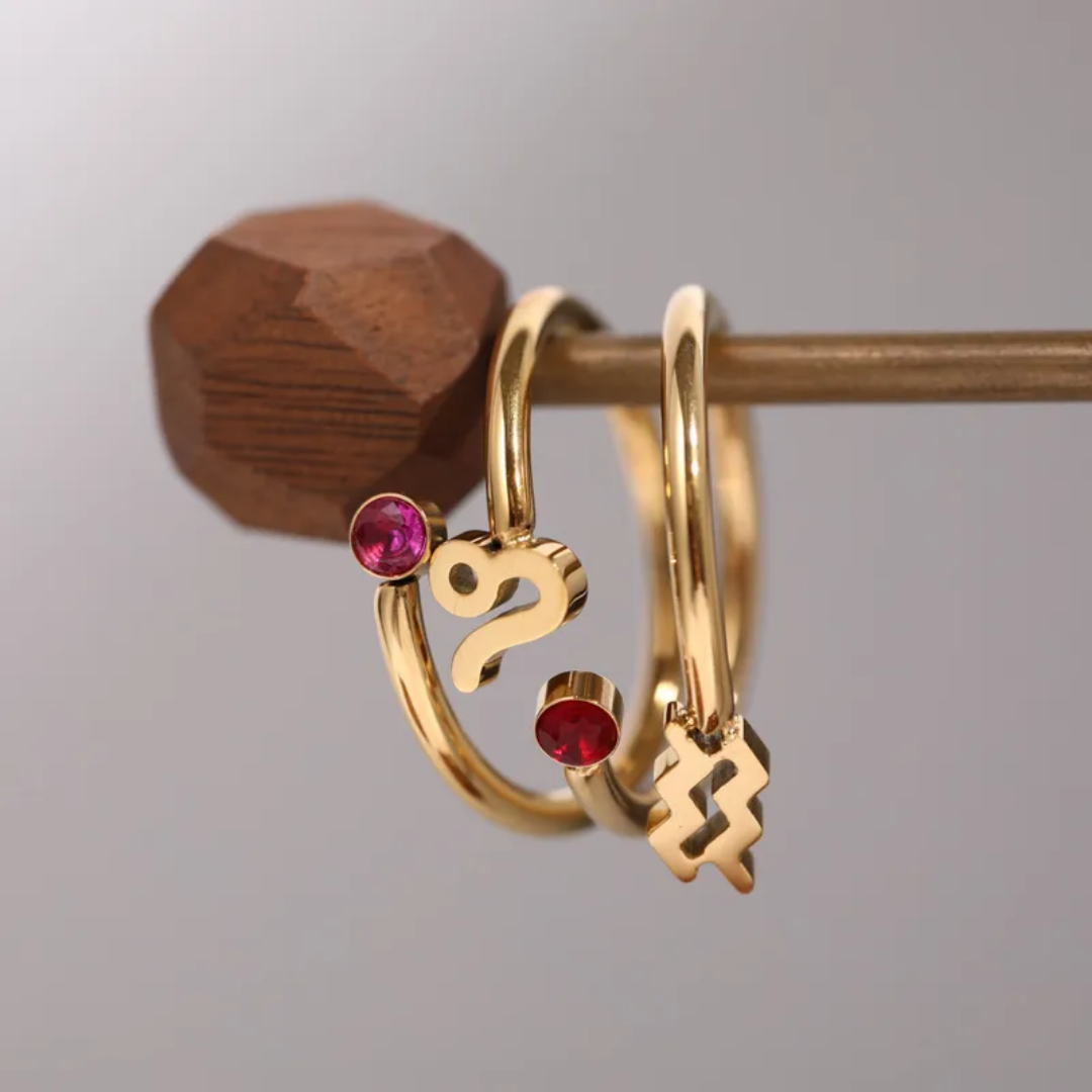 Anillo Starsign Birthstone