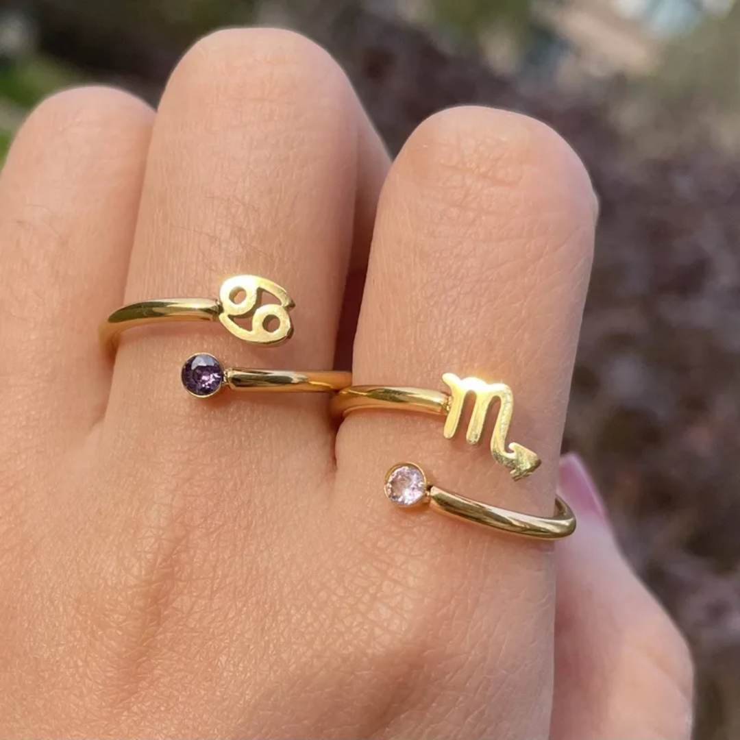 Anillo Starsign Birthstone