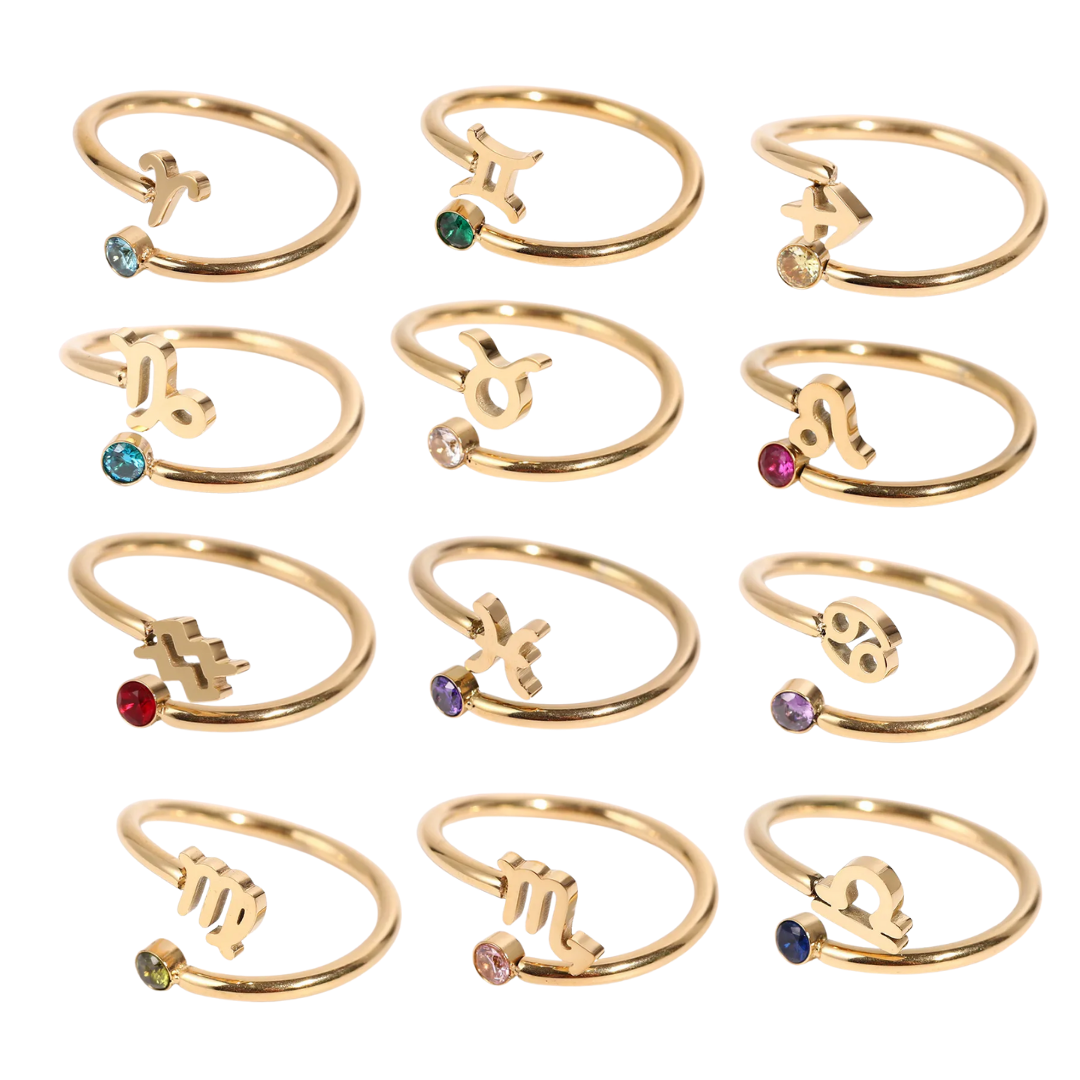 Anillo Starsign Birthstone