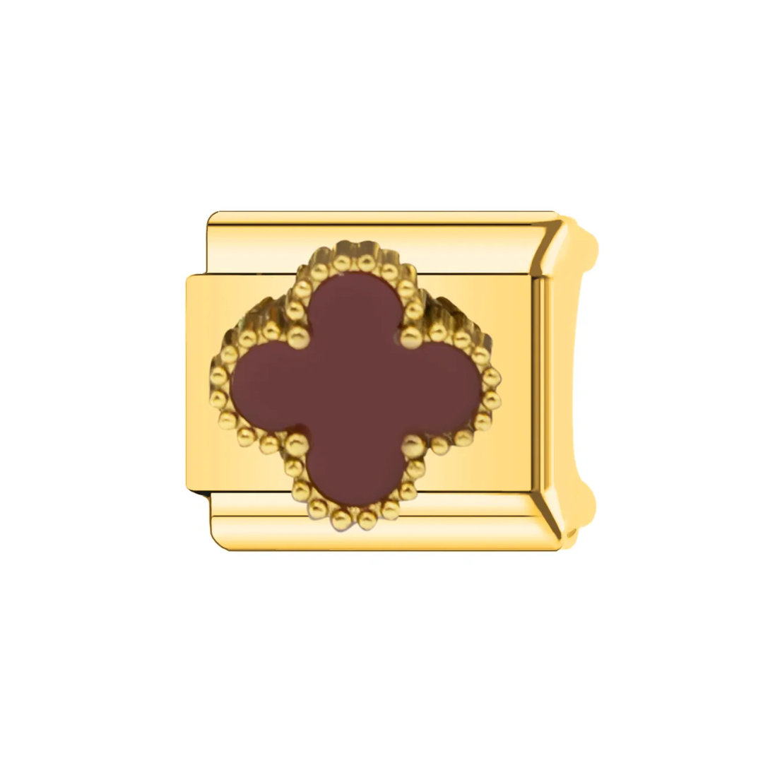 IB Charm Trebol Oro