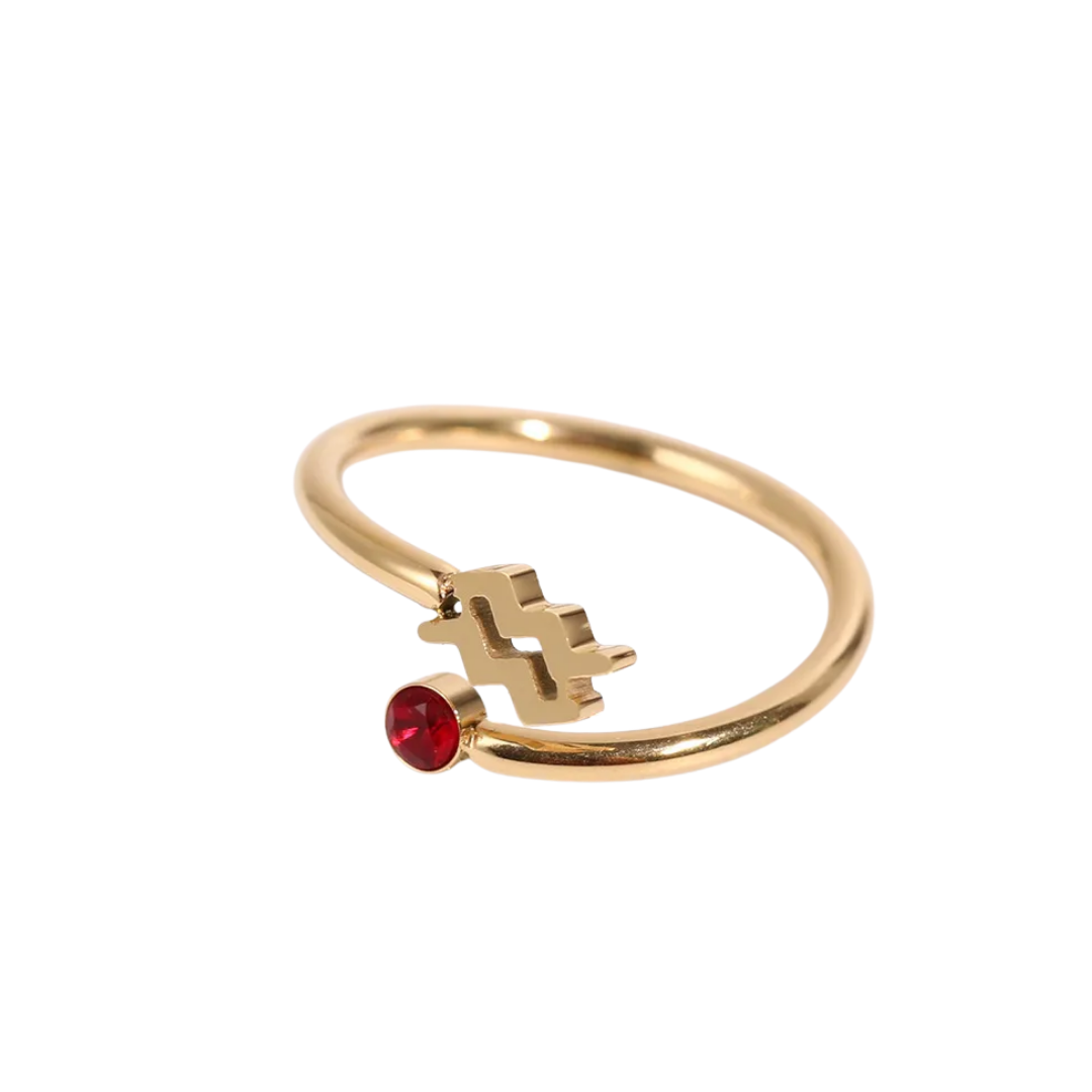 Anillo Starsign Birthstone