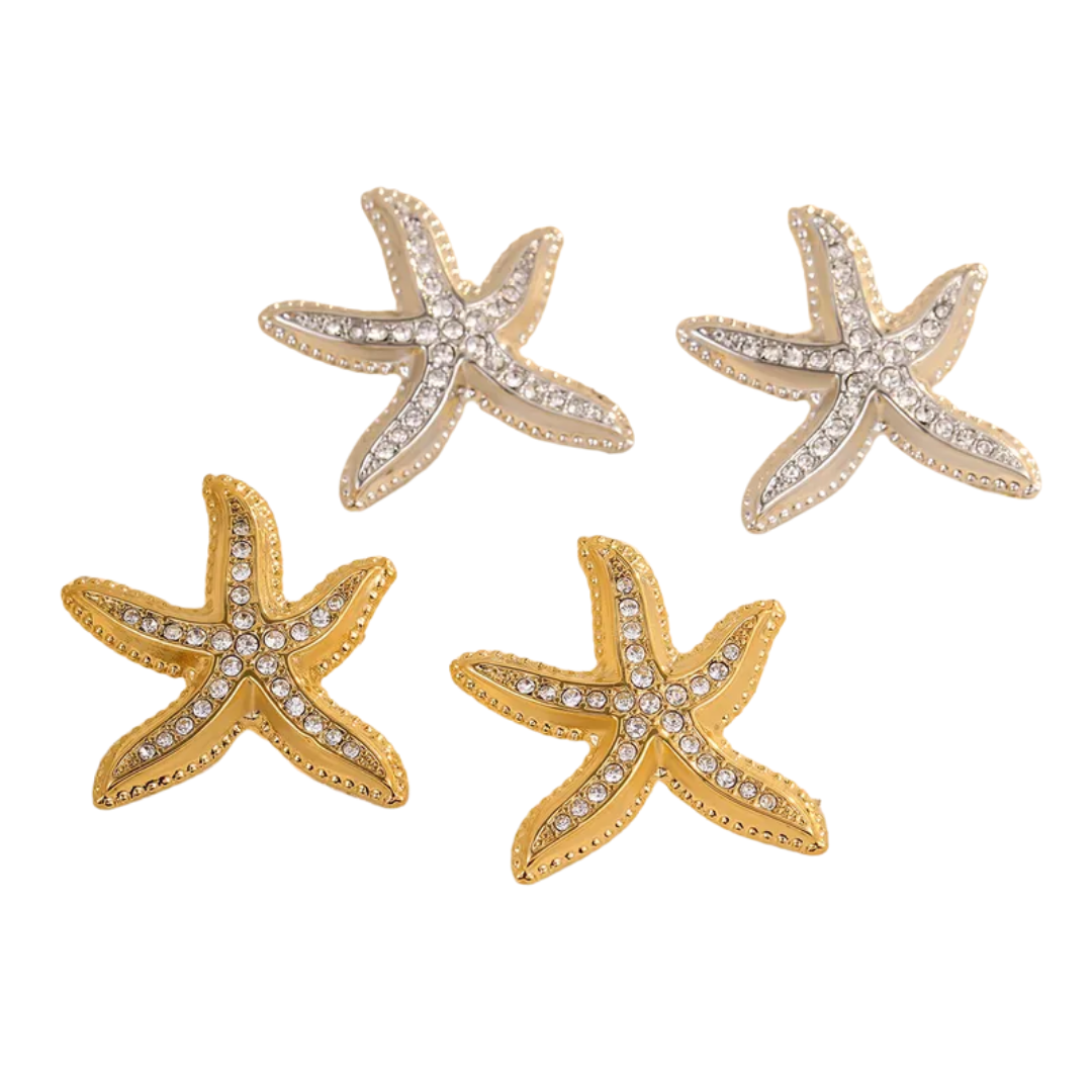 Aretes Sirena Zirconias