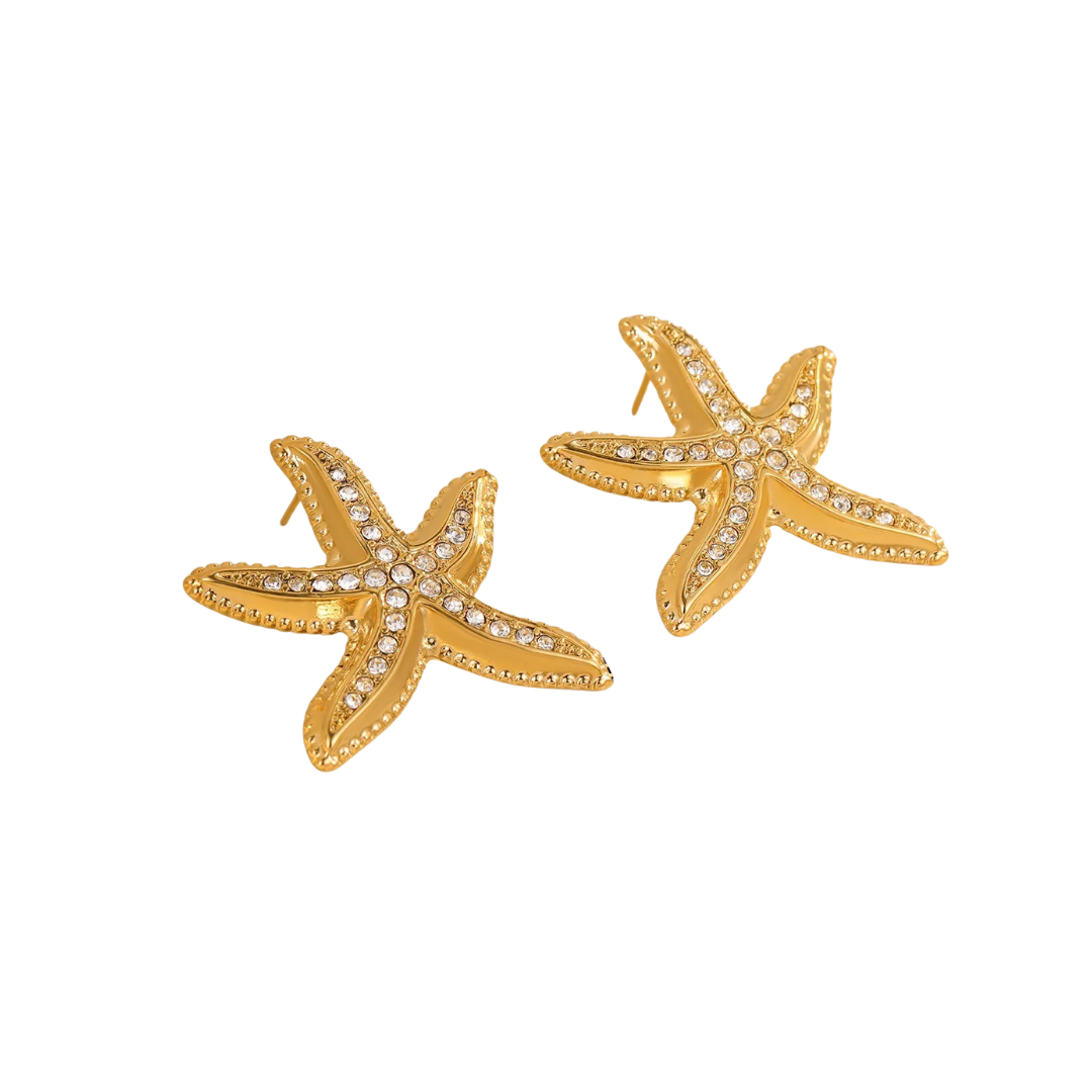 Aretes Sirena Zirconias