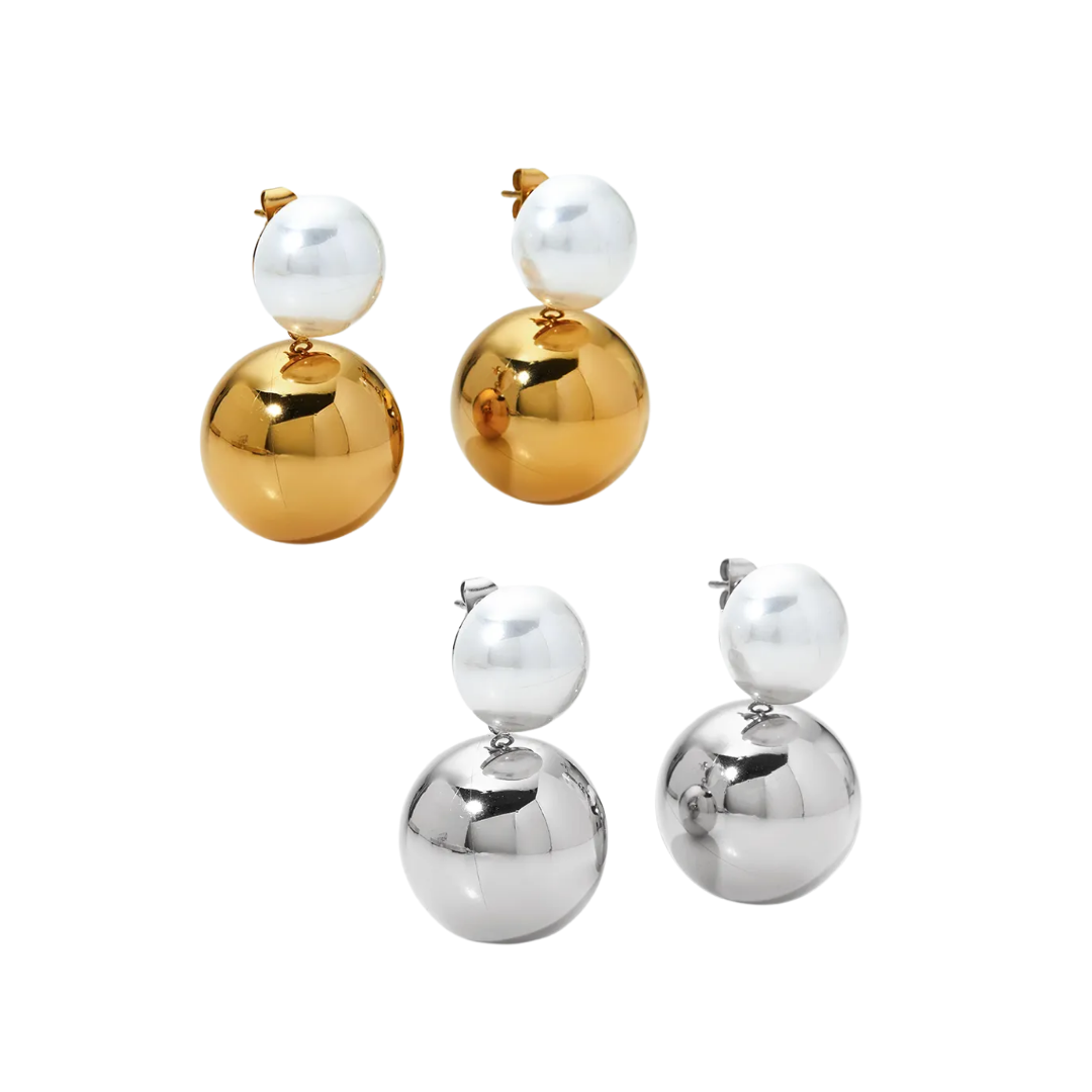 Aretes Sphere Perla