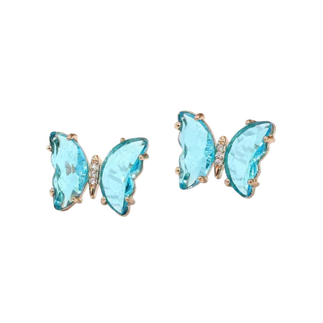 Aretes Crystal Butterfly