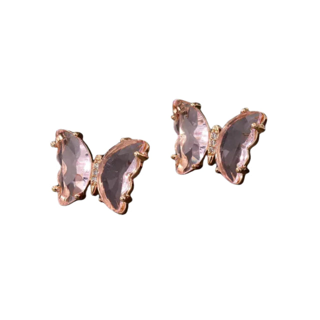 Aretes Crystal Butterfly