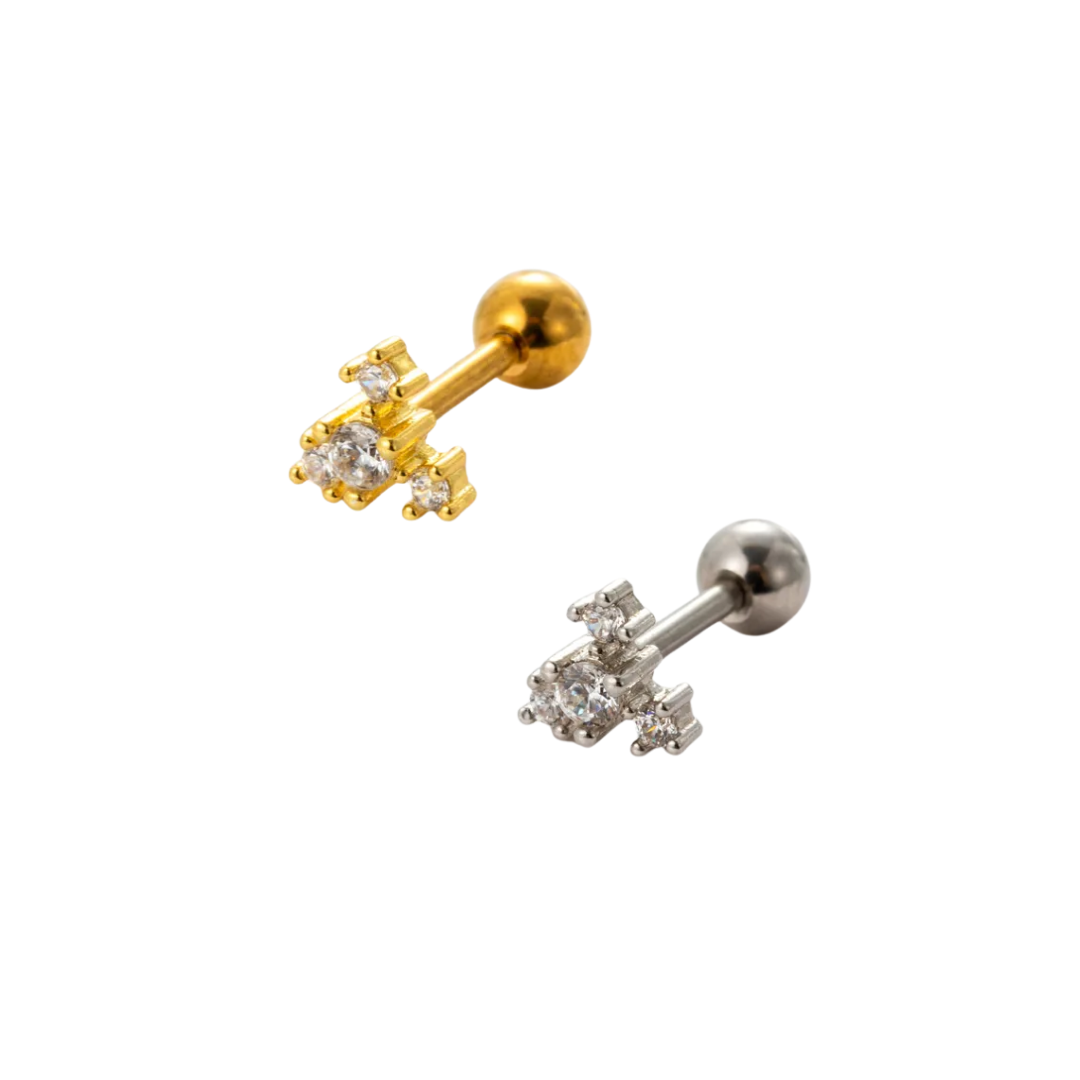 Piercing Puntos Zirconia