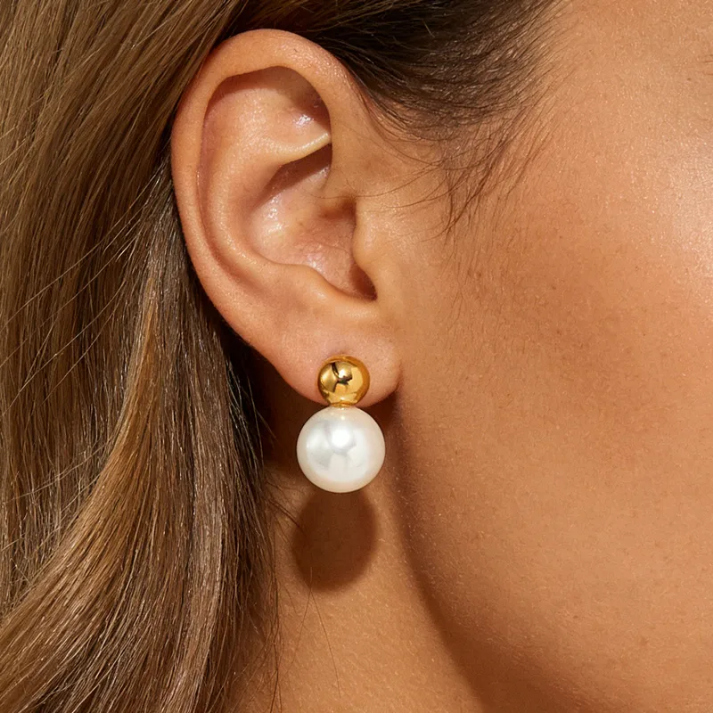 Aretes Sphere Perla