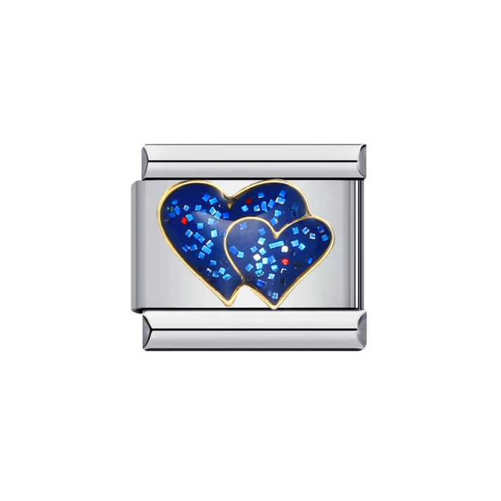 IB Charm Corazones Azul