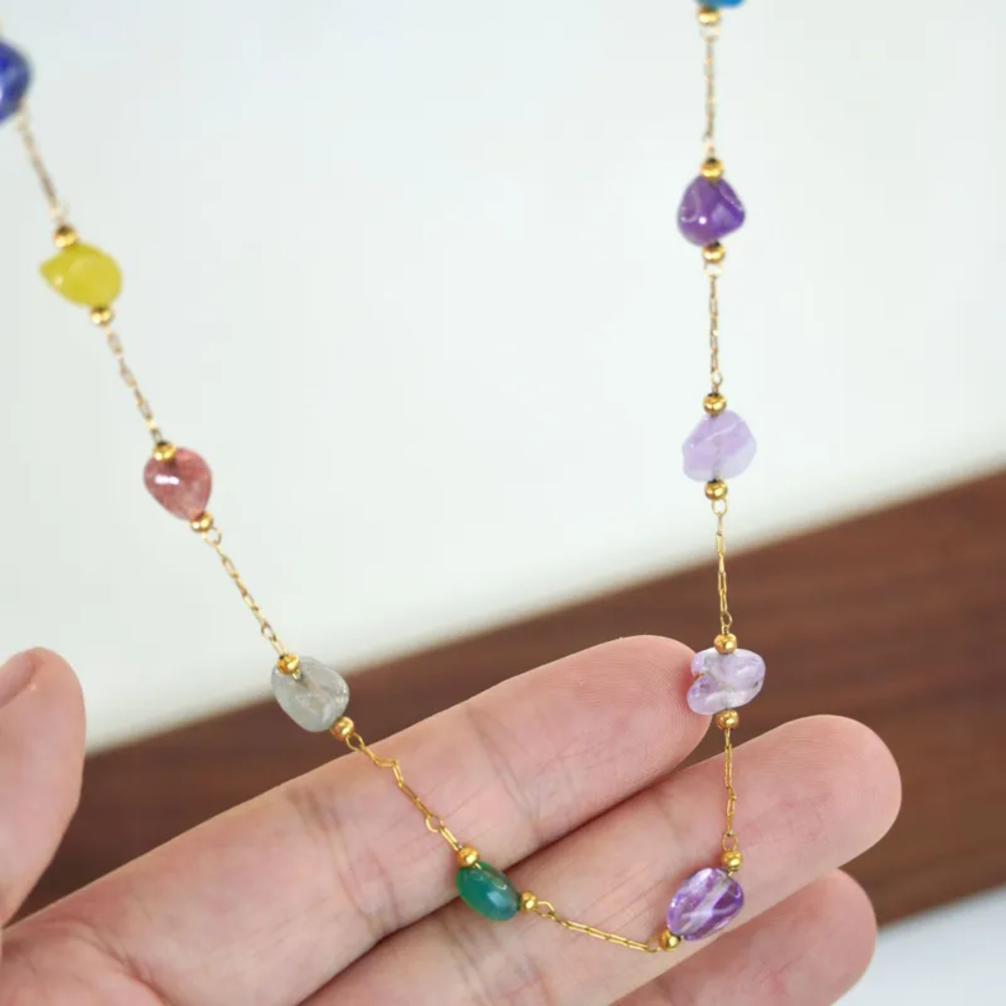 Collar Rainbow Cuarzo