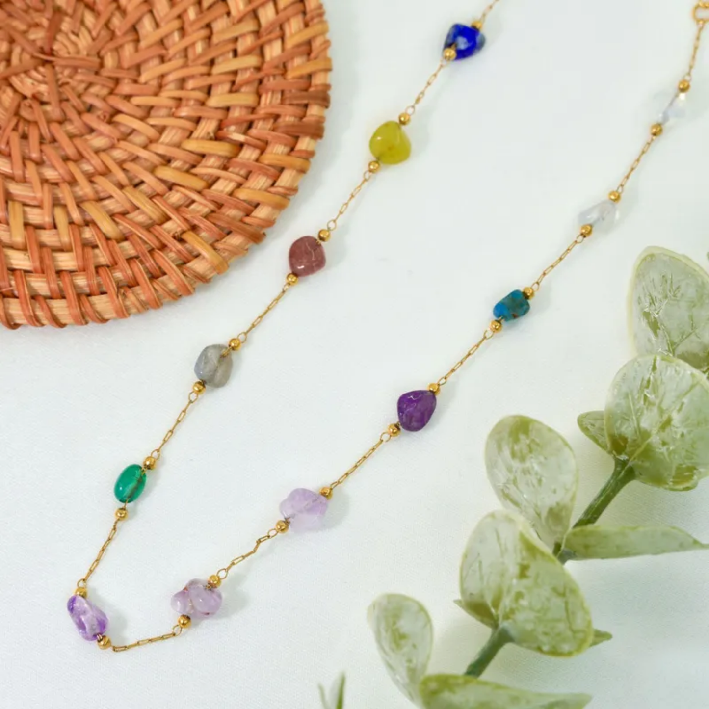 Collar Rainbow Cuarzo