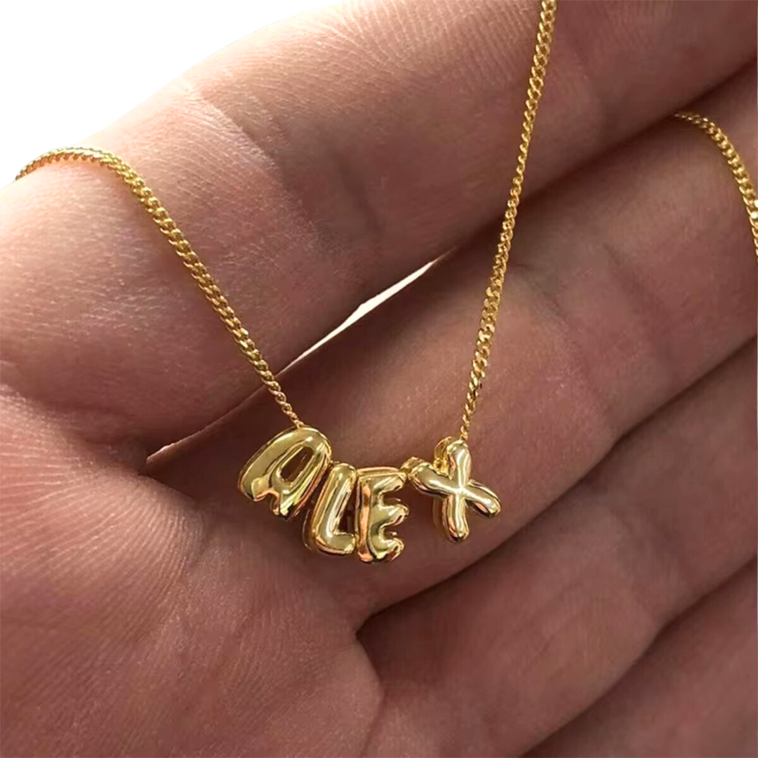Collar Letras Bubble Mini