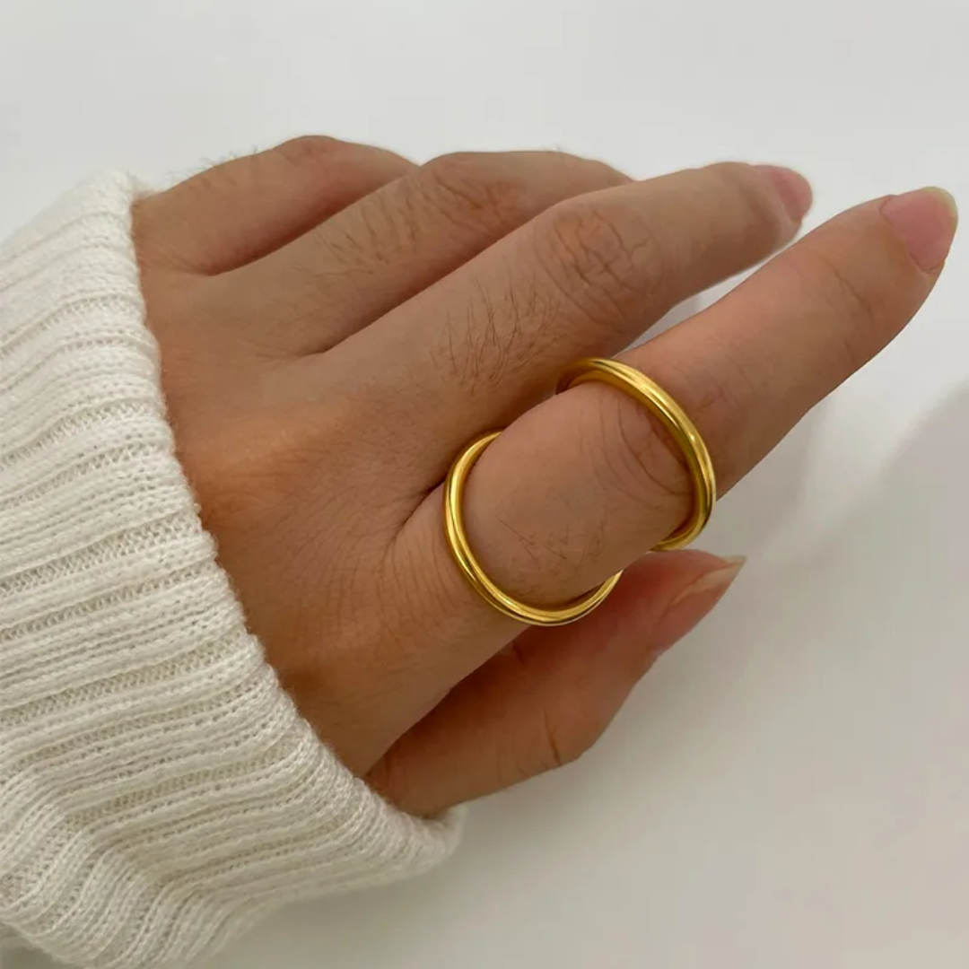 Anillo Line Doble