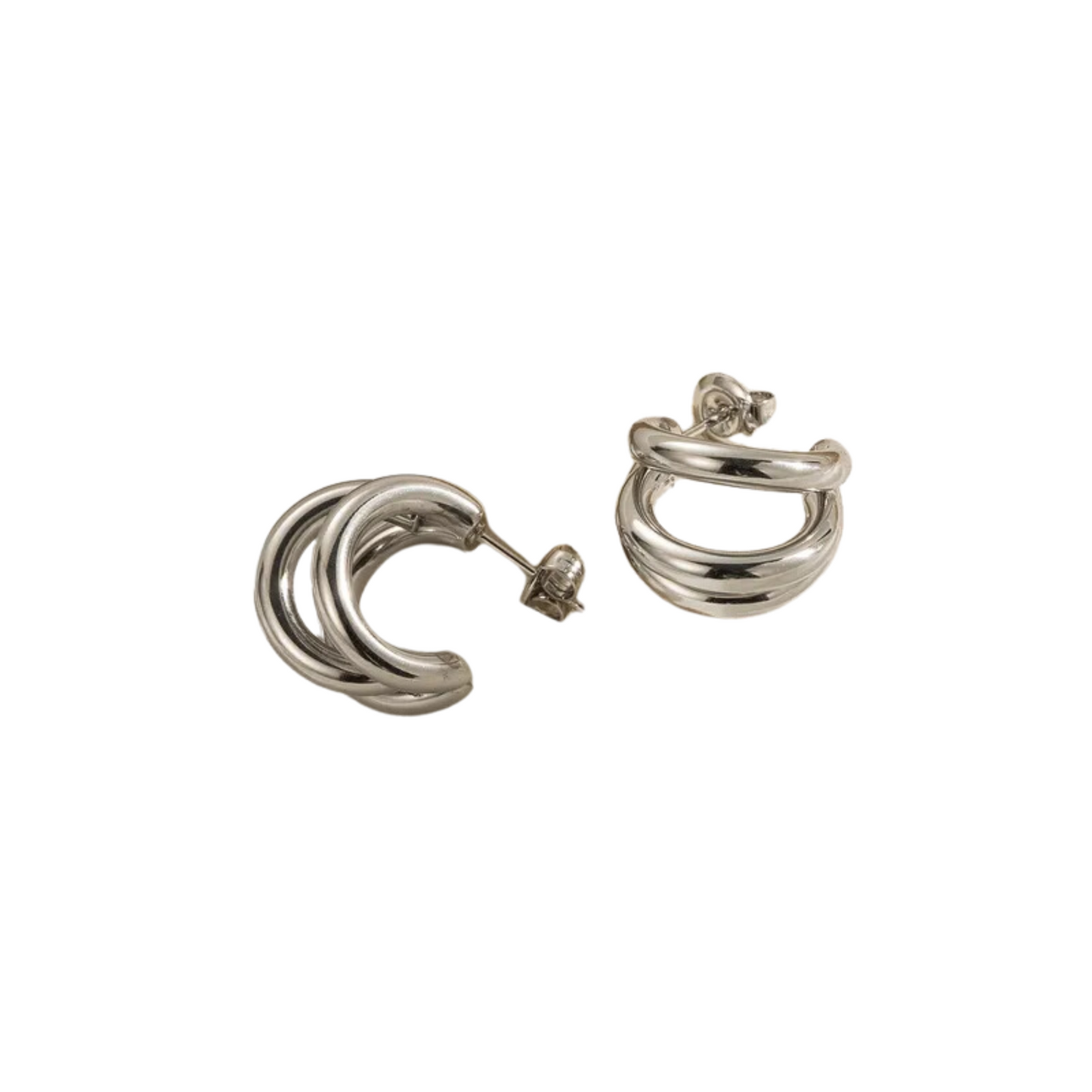 Aretes Triple hoop mini