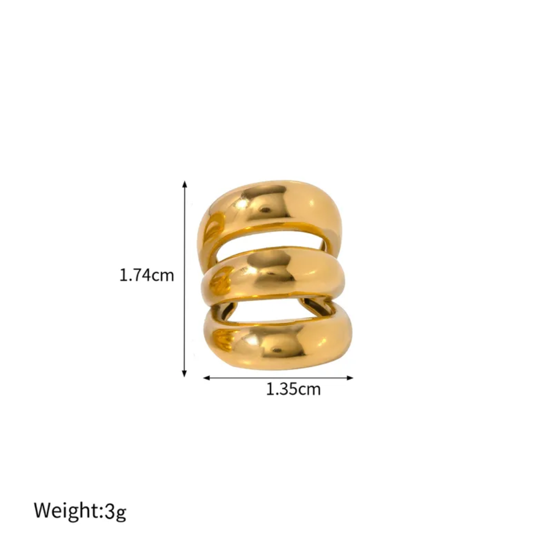 Earcuff Bubble triple