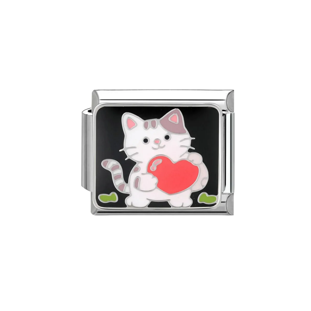 IB Charm Gato Heart