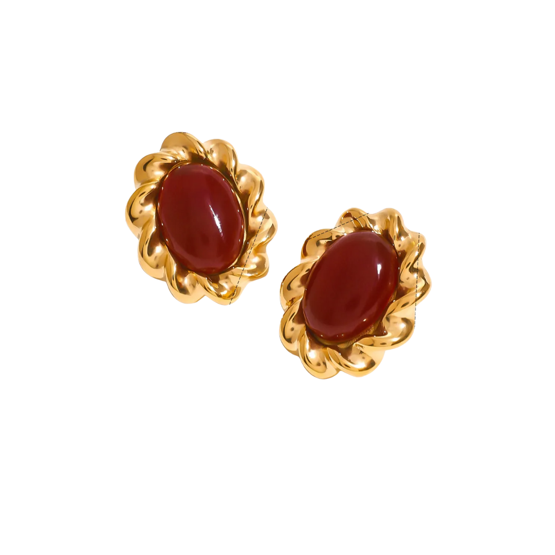 Aretes Ovalo Twist