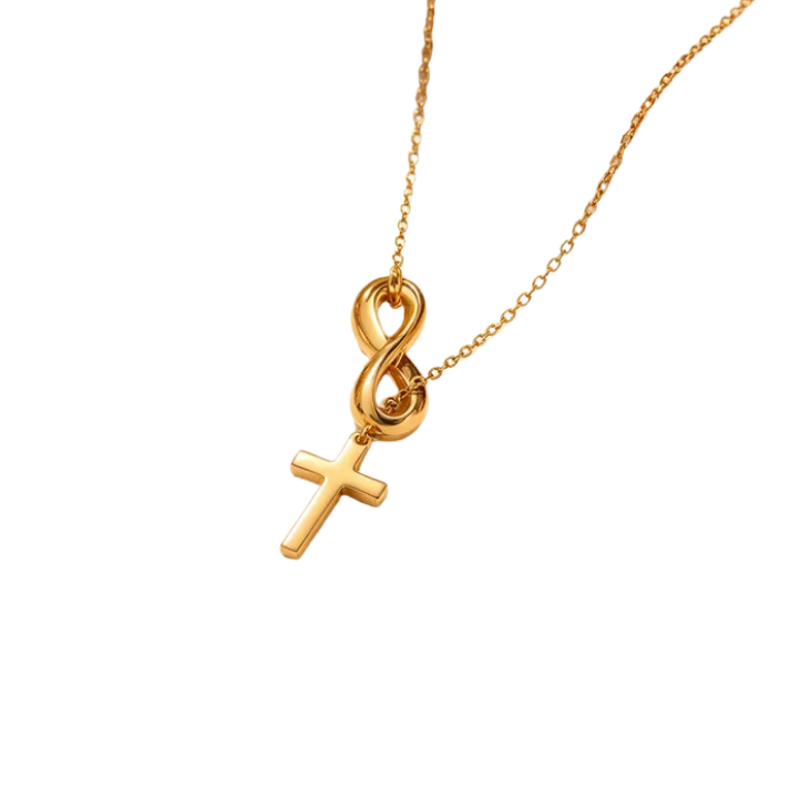 Collar Cross Infinity