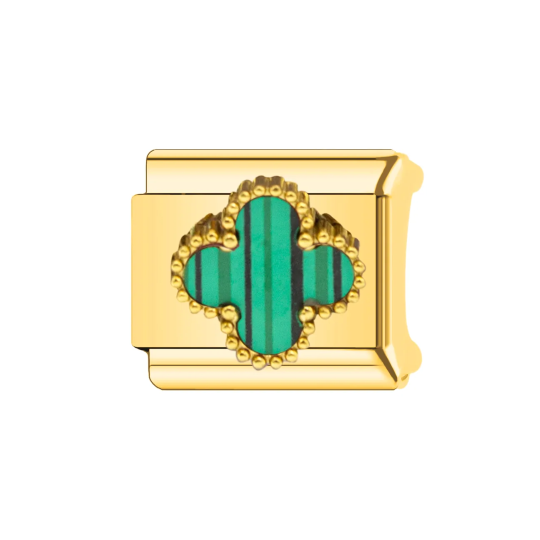 IB Charm Trebol Oro
