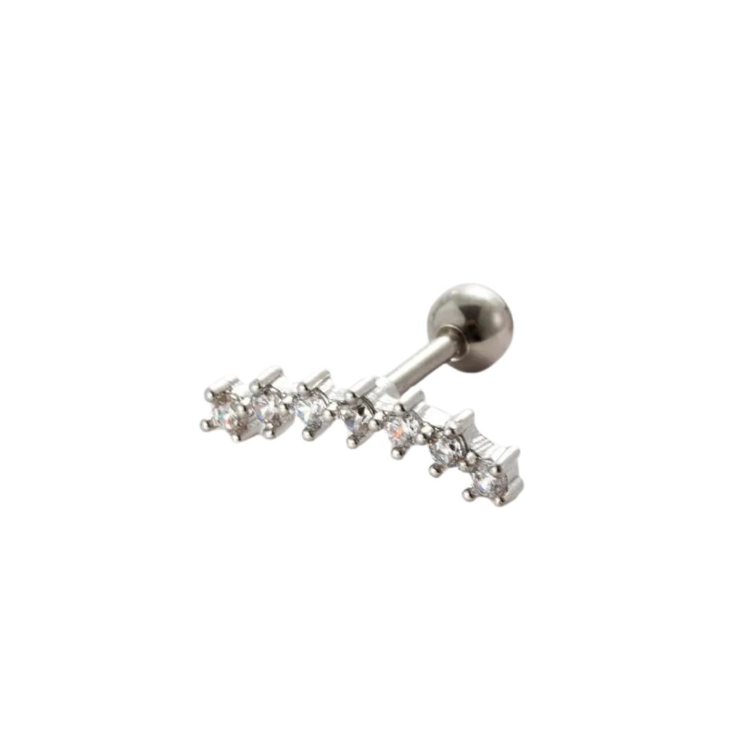 Piercing Medio Circulo Zirconia
