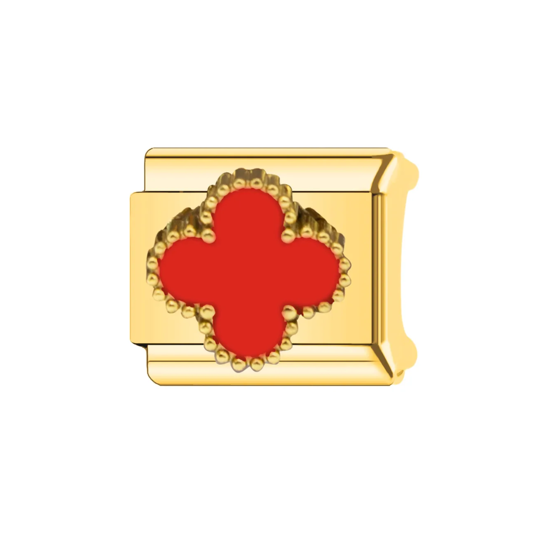 IB Charm Trebol Oro