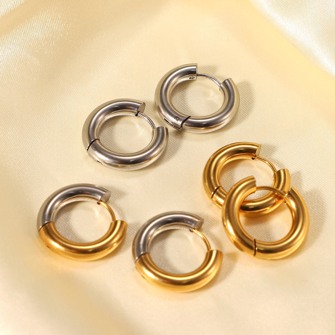 Aretes Bold Hoops