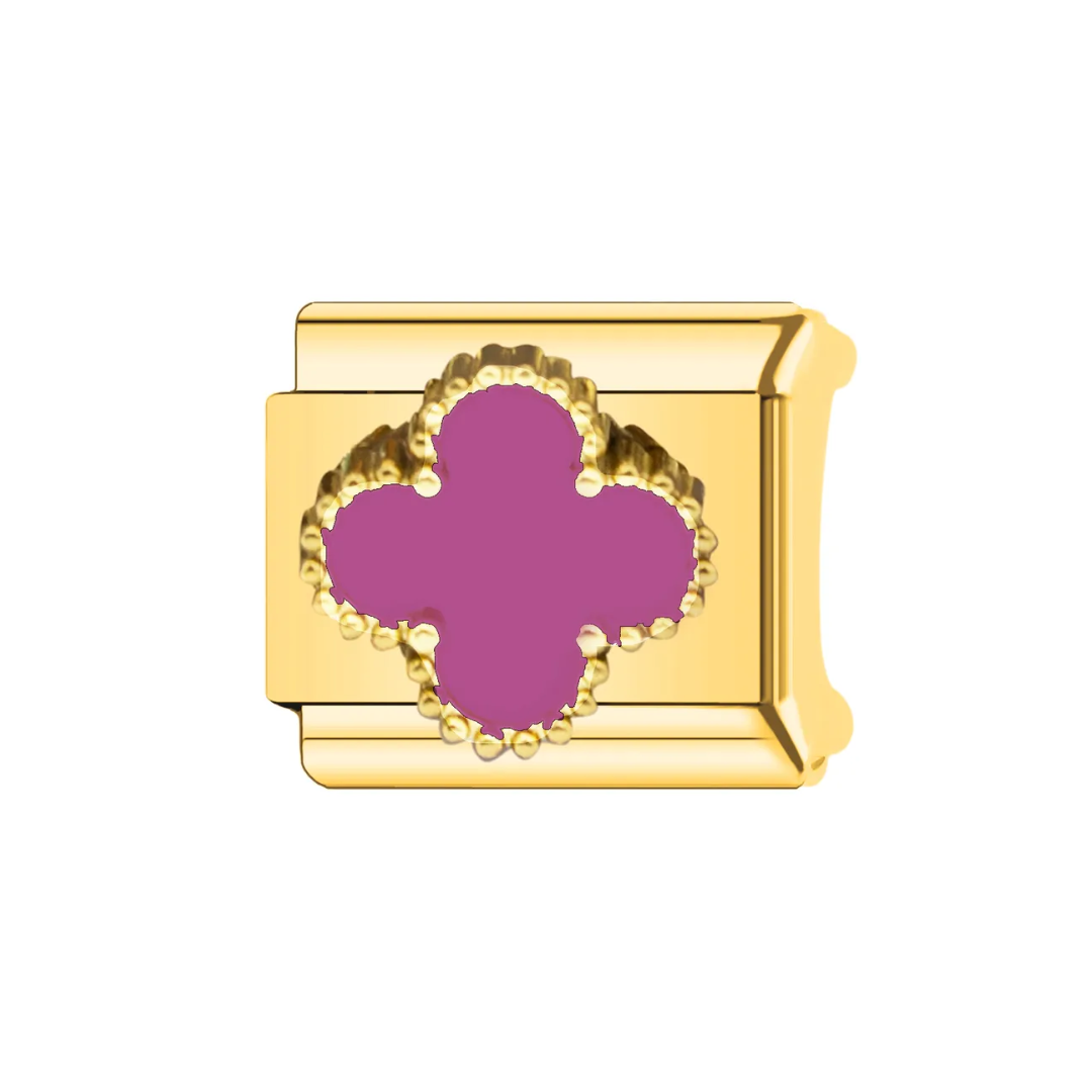 IB Charm Trebol Oro