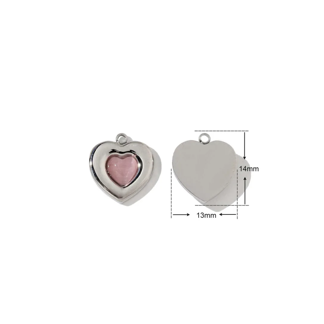 CC Corazon plata