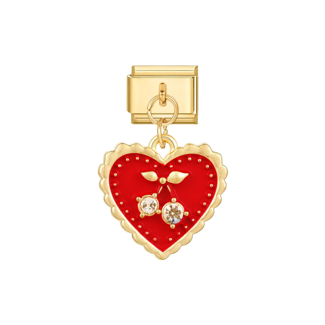 IBC Charm Cherry heart