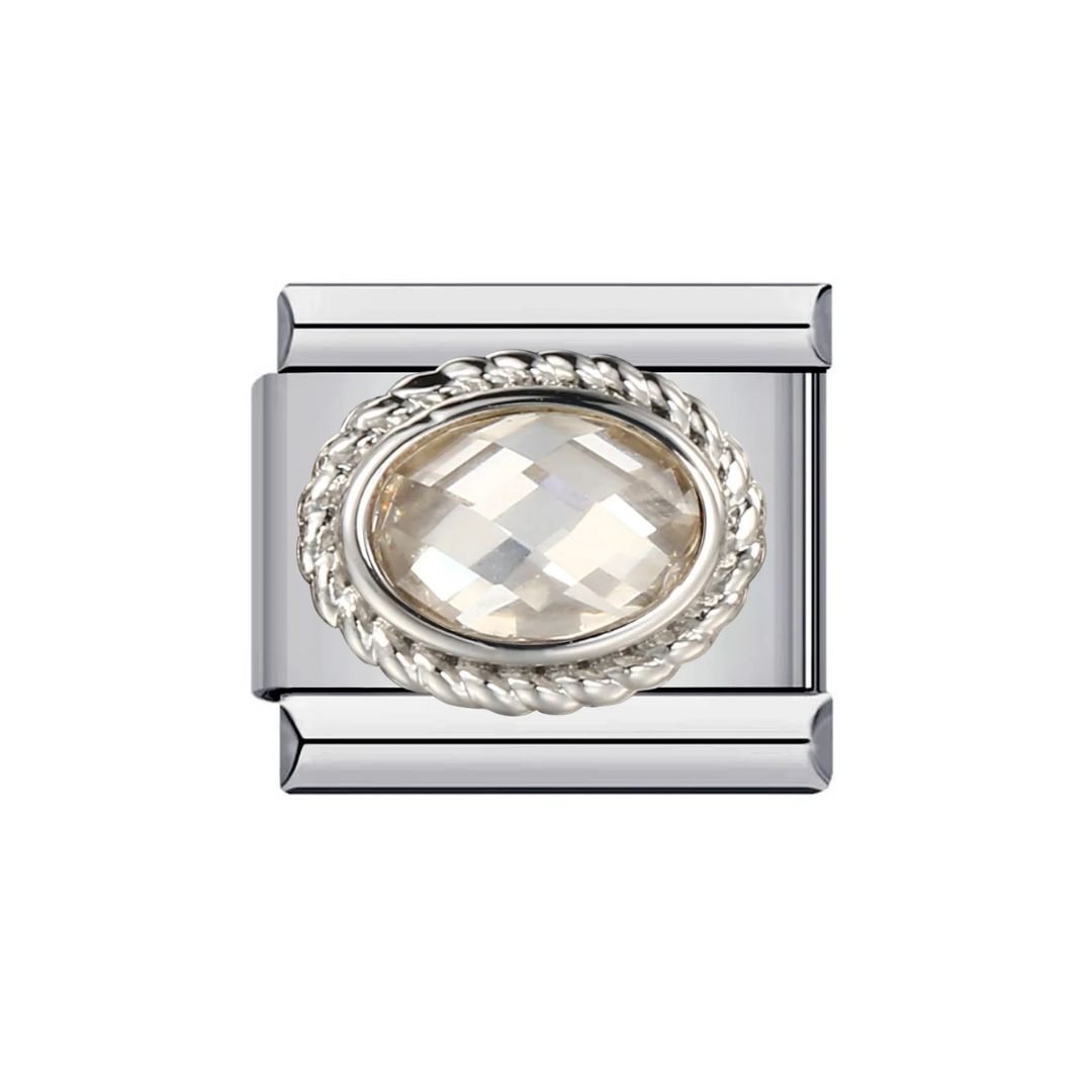 IB Charm Gemma Silver