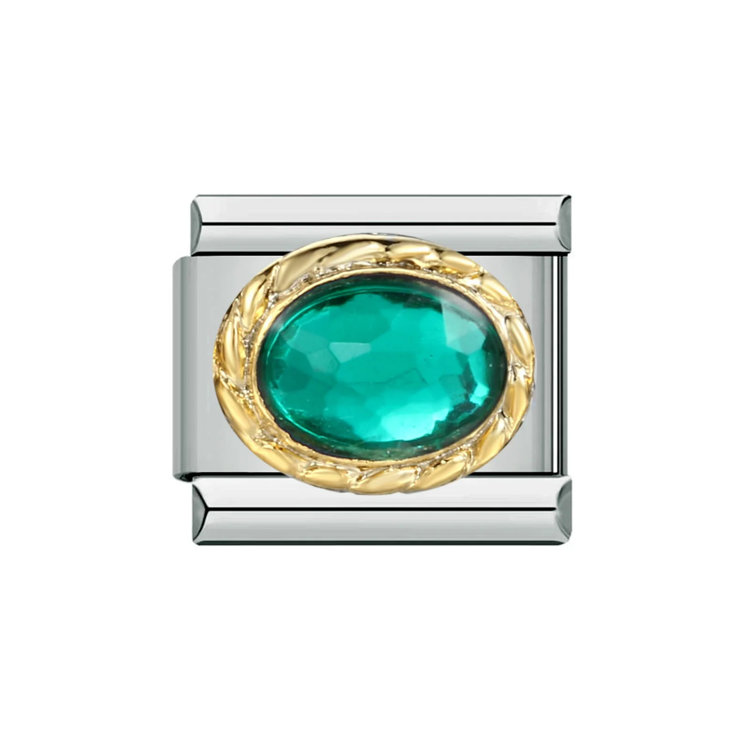IB Charm Gemma Gold Halo