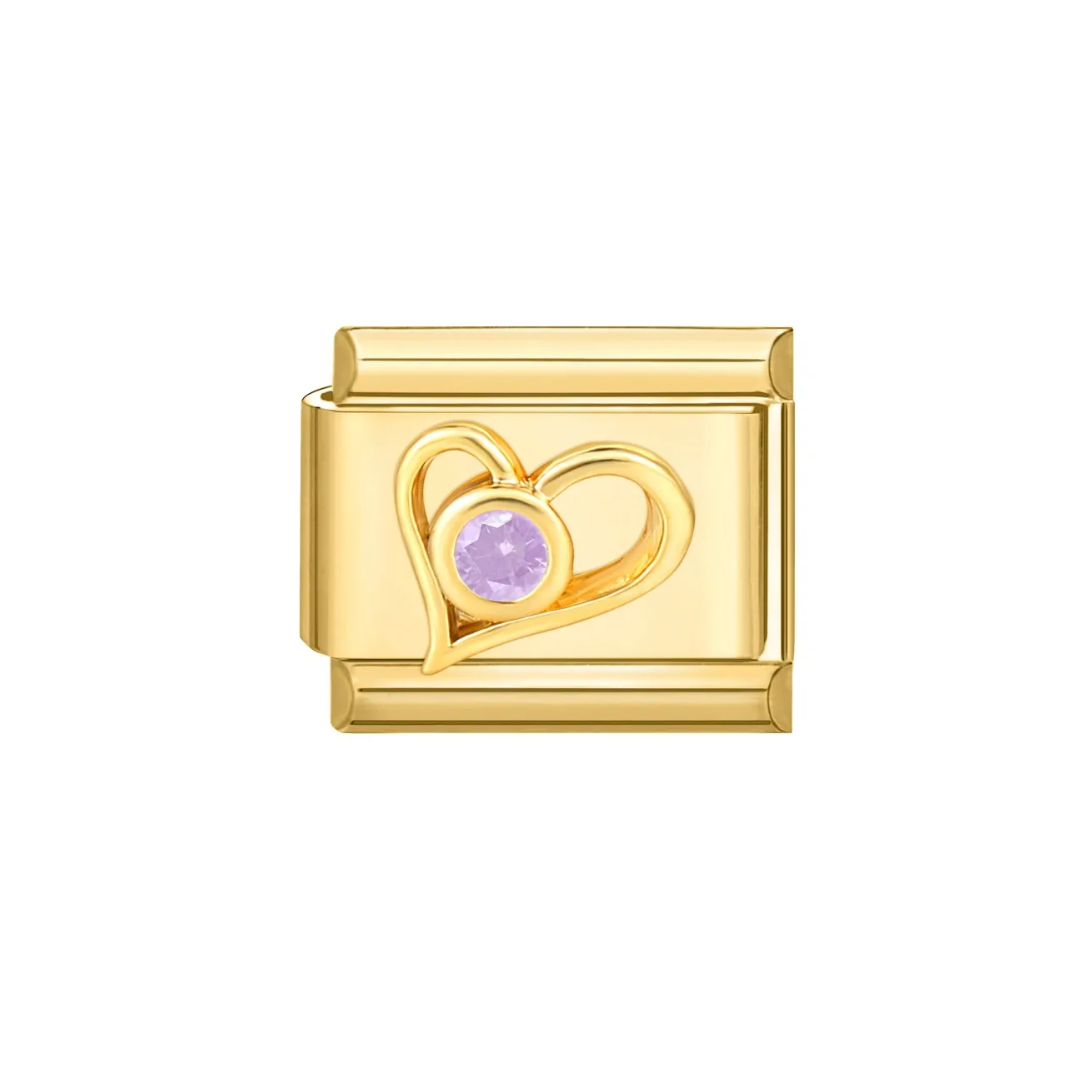 IB Charm gold love