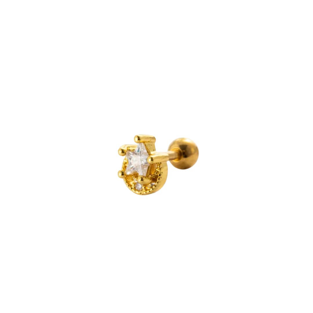 Piercing luna y estrella
