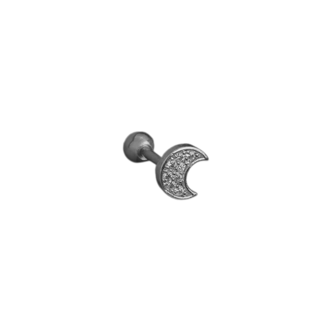 Piercing luna grande zirconias