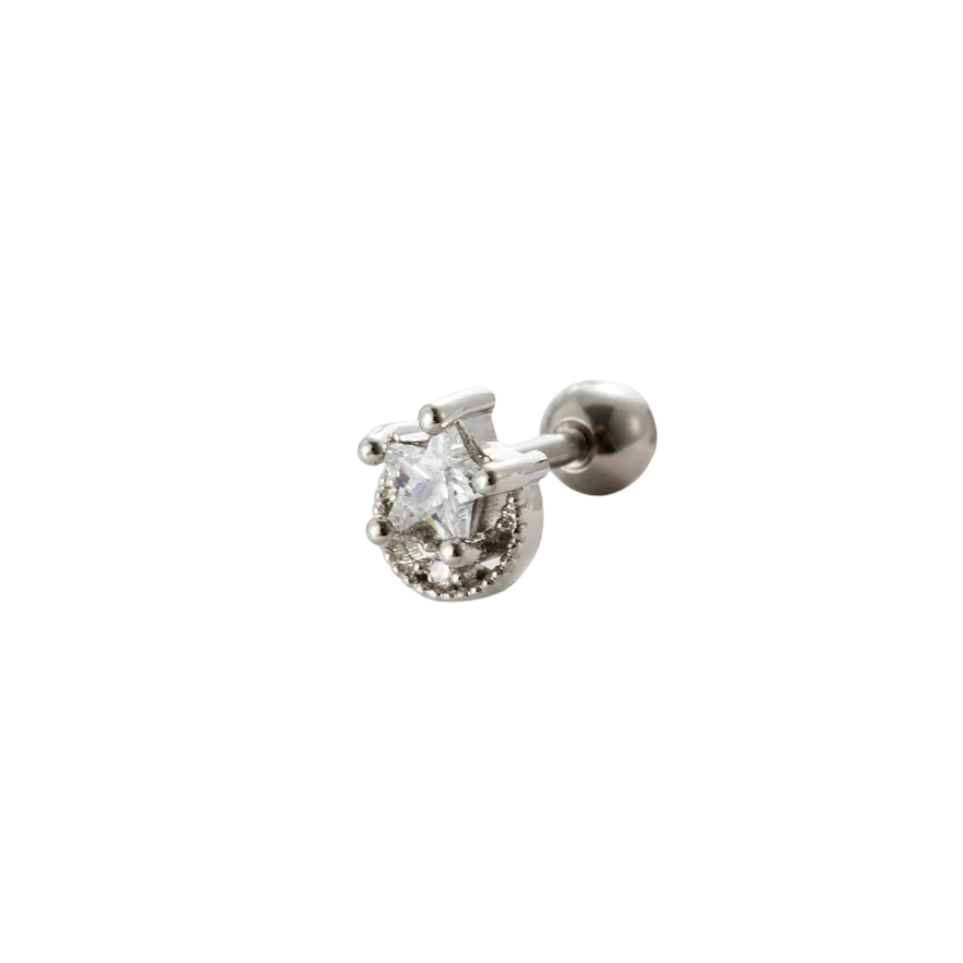 Piercing luna y estrella