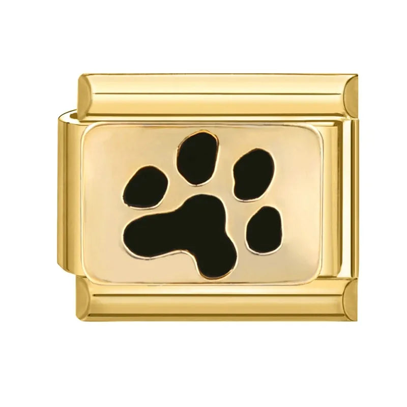 IB Charm Paw Gold