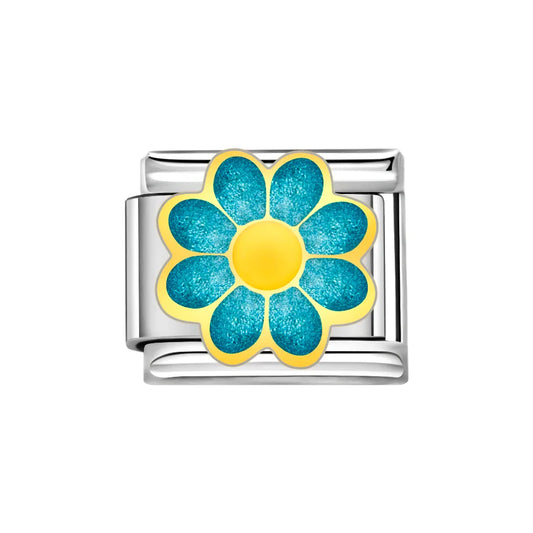 IB Charm Flor Azul