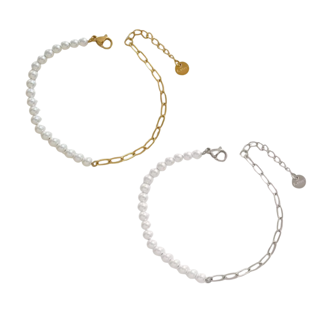 Pulsera Cadena Perla
