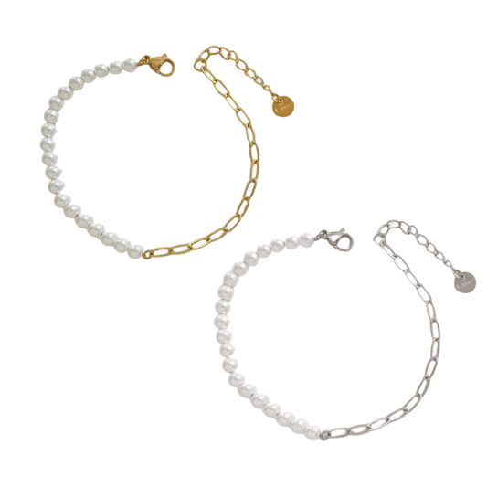 Pulsera Cadena Perla