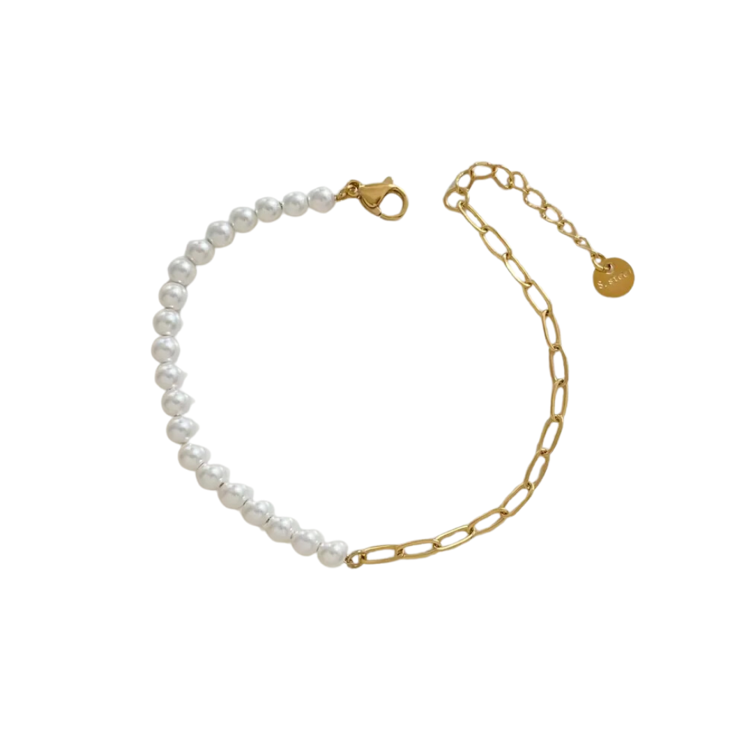 Pulsera Cadena Perla