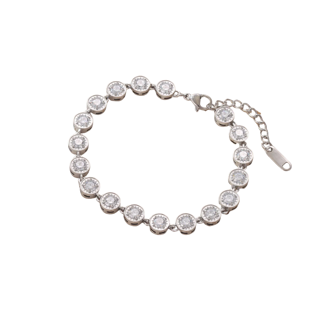 Pulsera Round Zirconia
