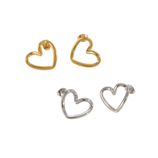Aretes Heart String
