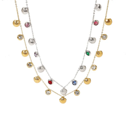 Collar Cristal Concha